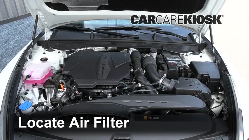 2021 Hyundai Sonata N Line 2.5L 4 Cyl. Turbo Filtre à air (moteur)